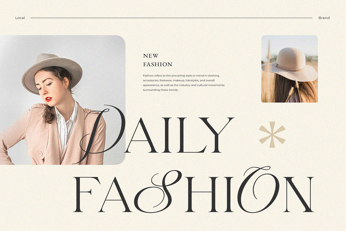 Belove Melody Display Stylish Serif, a Serif Font by BrandSemut (Photo 5 of 10)
