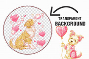 Whimsical Valentines Day Dog Clipart, an Illustration by Libby Wishes (Thumbnail 4 of 7)