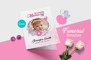 Child Funeral Template - V979