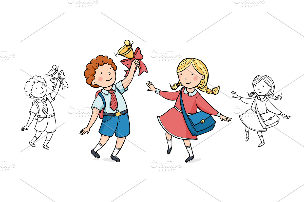 VECTOR SCHOOL SET, an Education Illustration by Kattarina Po (Photo 2 of 6)