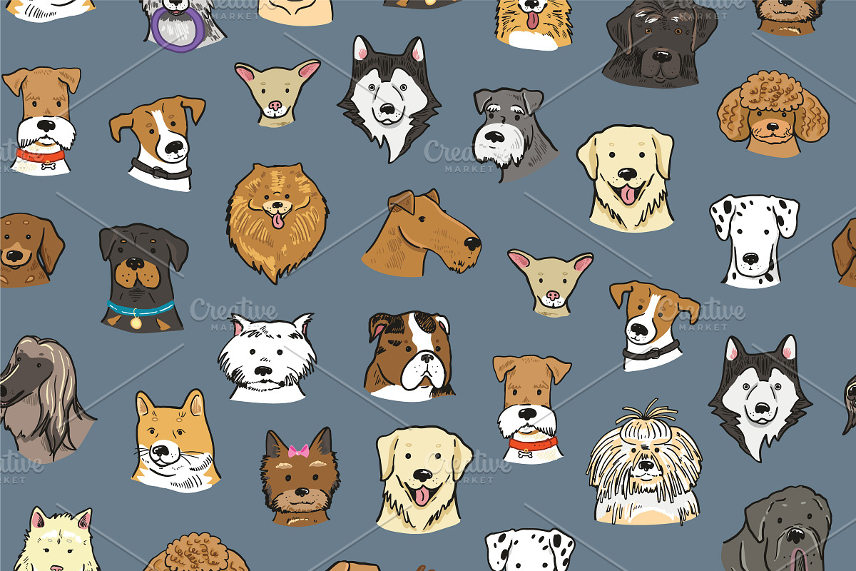 Dogs with Glasses, an Animal Illustration by GooseFrol (Photo 16 of 17)