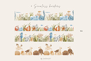 Watercolor Under Sea Collection, an Animal Illustration by Jenteva Art (Thumbnail 7 of 14)
