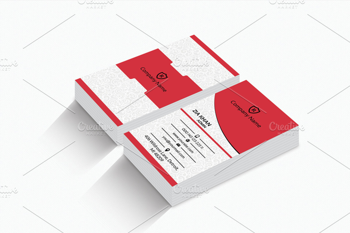 Modren Stylish Business Card, a Business Card Template by Zia Grfx (Photo 2 of 5)