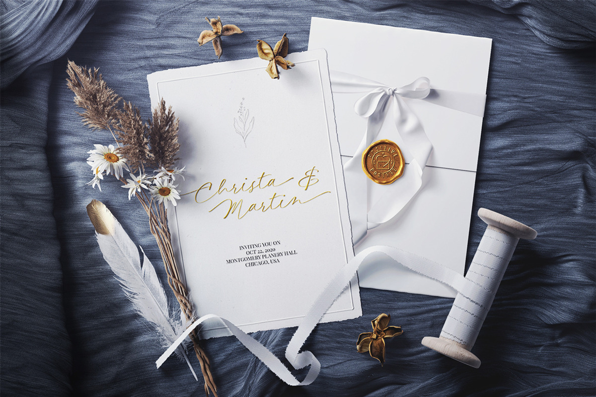 Bondmila Chic Script, a Script Font by DoubleZ Studio (Photo 4 of 13)