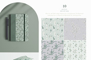 White flowers and tropical leaves, an Illustration by astelenadesign (Thumbnail 13 of 14)