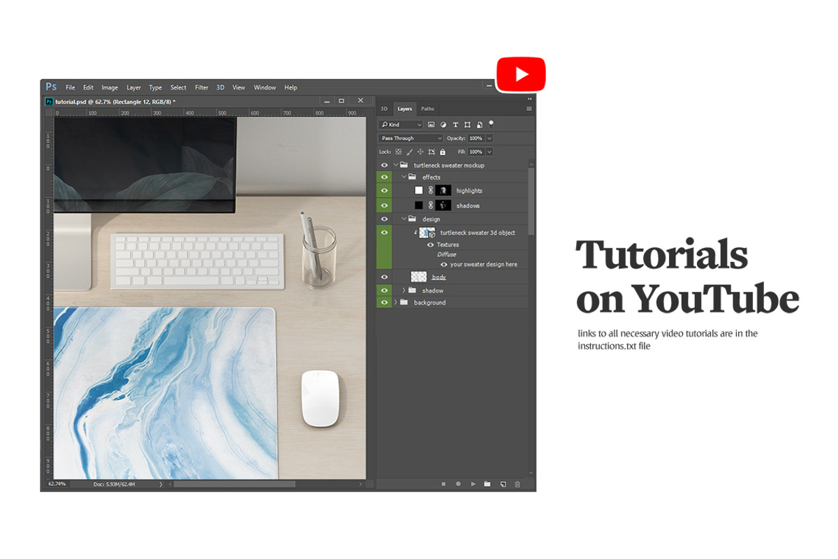 Desk Mat Mockup, a Graphic by rebrandy (Photo 5 of 6)