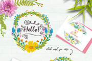 Birds and Flowers, a Pattern Graphic by Olesya Agudova (Thumbnail 7 of 9)