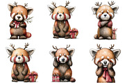 Red Panda with Emotion Clipart, an Illustration by DreamArtGraphic (Thumbnail 3 of 5)
