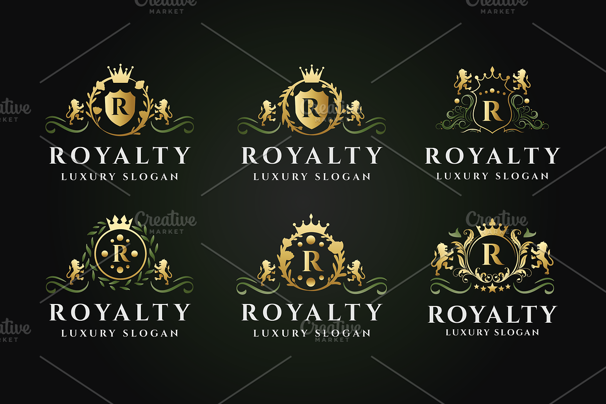 Royal Luxury Logo Bundle, a Branding & Logo Template by Design_Planet (Photo 3 of 3)