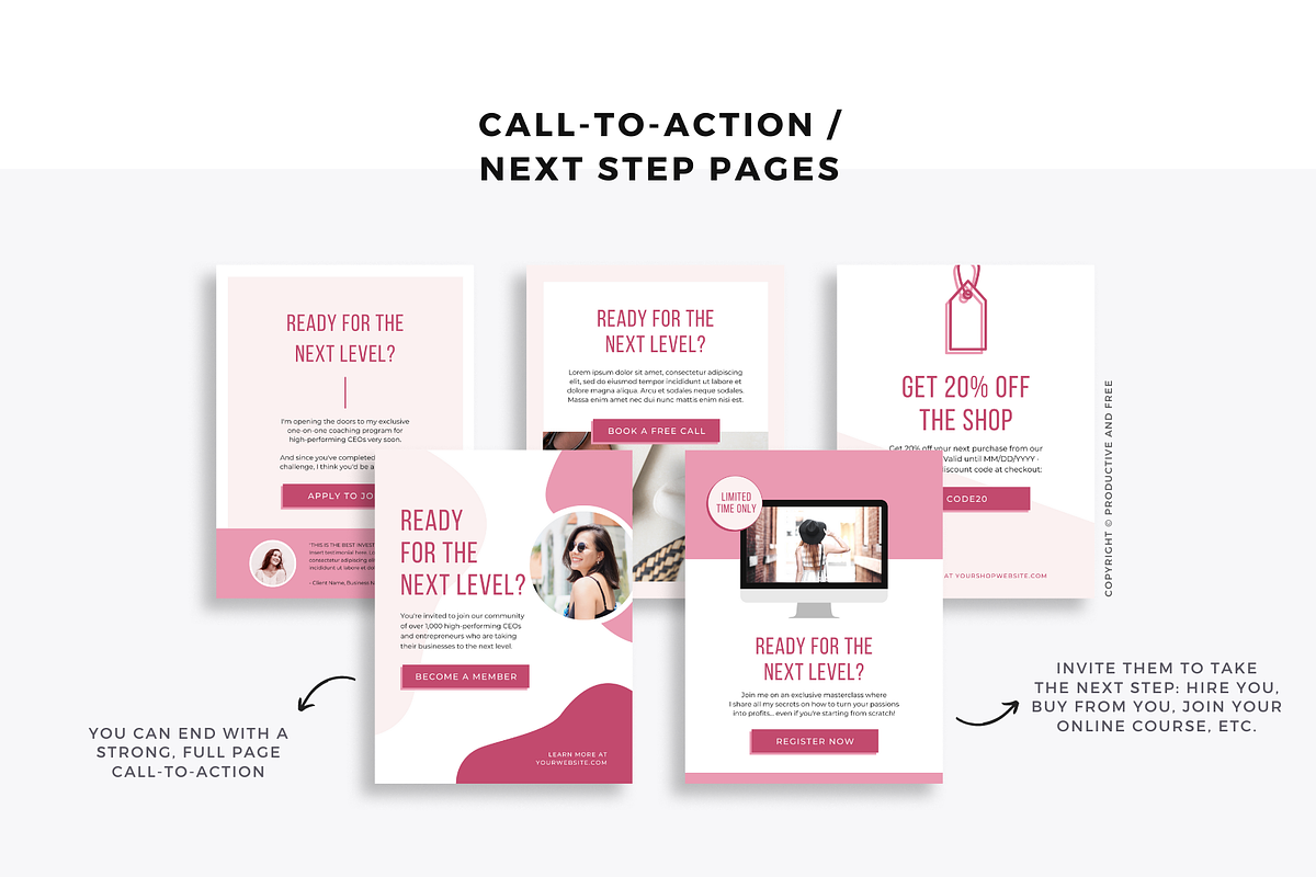 7-Day Lead Magnet Challenge Bundle, an Email Template by ProductiveandFree (Photo 12 of 19)