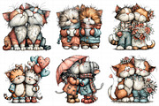 Couple Cat Clipart, an Illustration by Daily.Designs (Thumbnail 5 of 5)