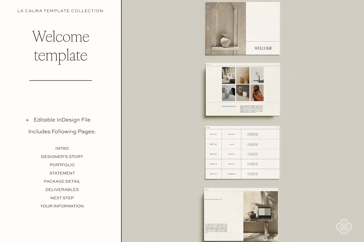La Calma - Welcome Guide Template, a Presentation Template by Alubia design (Photo 1 of 4)