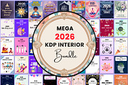 Mega 2026 KDP Interior Bundle, a Stationery Template by Shumaya (Thumbnail 1 of 10)