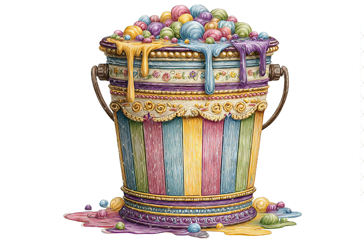 Paint Bucket Clipart PNG, an Illustration by Memories By Lea (Photo 10 of 18)