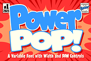 Power Pop - bouncy comic FX, a Handwritten Font by Comicraft Fonts (Thumbnail 1 of 5)