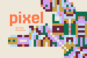 Pixel Tiles & Posters, an Object Graphic by Léo Alexandre (Thumbnail 1 of 19)