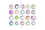 Loading bars and progress icons, an Object Graphic by pikepicture (Thumbnail 1 of 3)