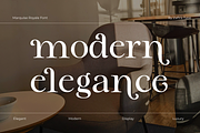 Marquise Royale, a Serif Font by Zafiratype (Thumbnail 6 of 14)