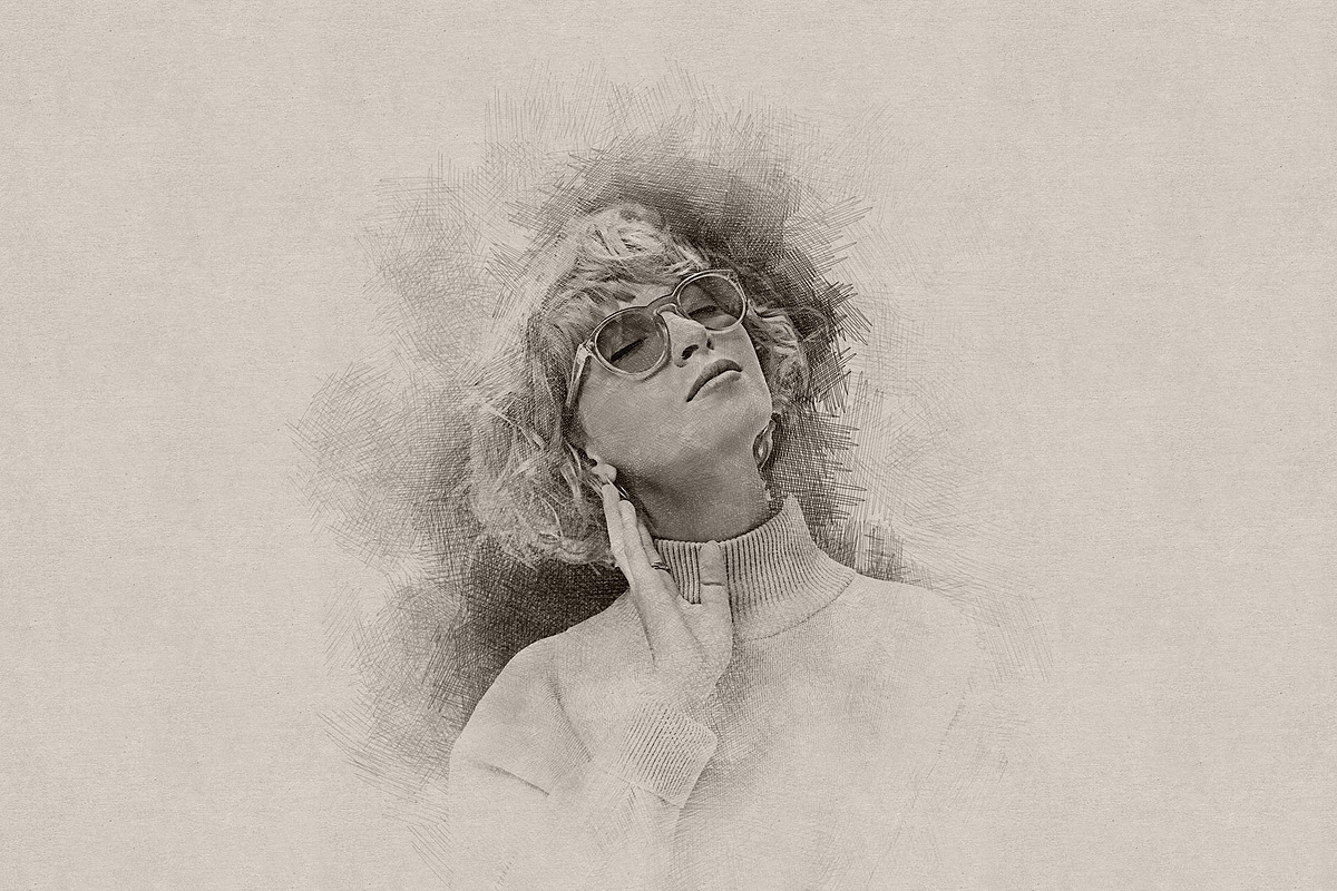Sketch Art Editable Photo Effect, an Action Add-On by Photoshop Action (Photo 12 of 16)