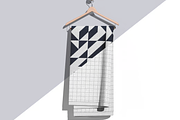 Towel Mockup Two Views, a Household Mockup by graphicsauce (Thumbnail 3 of 4)