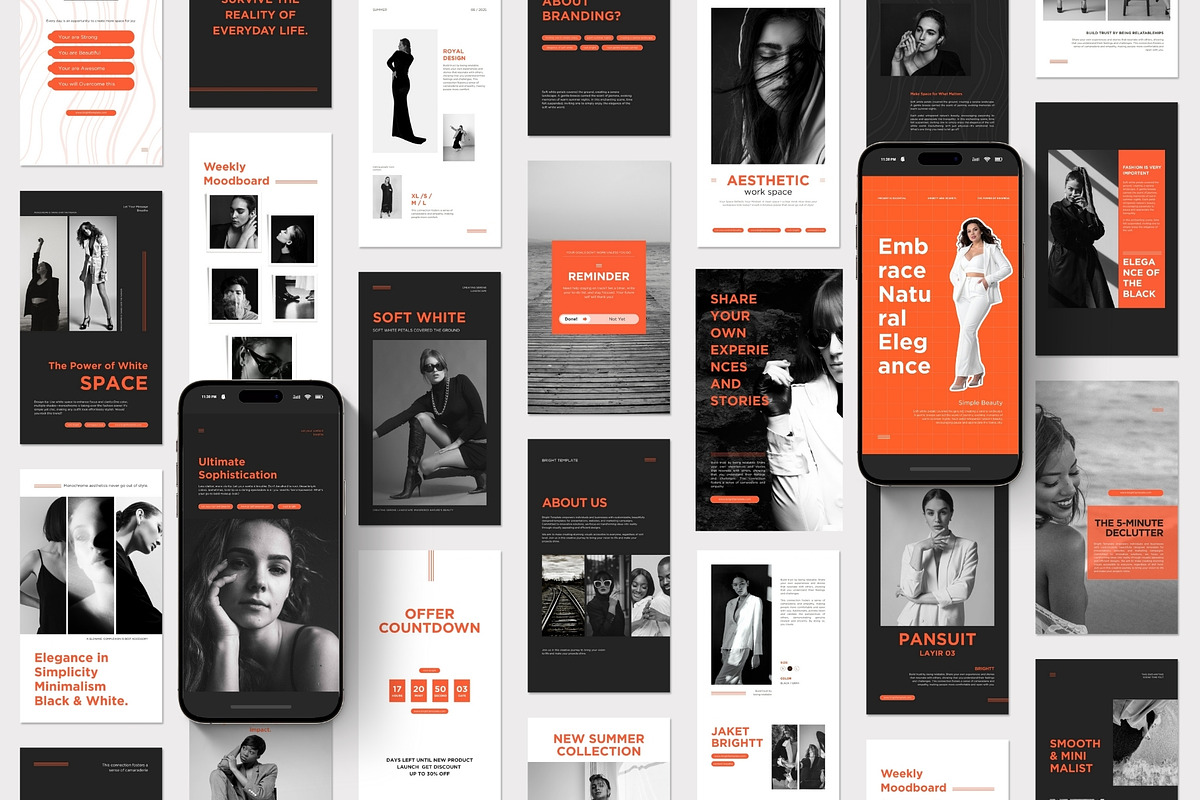 100 Animated Canva Instagram Kit, a Social Media Template by TheBrightGrap (Photo 24 of 25)