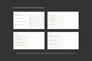 Brand Questionnaire Template, a Templates & Theme by SelwynGoodman (Thumbnail 2 of 6)
