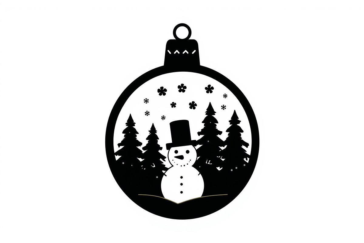 Christmas Laser Cut Ornament Bundle, a Graphic by Designer_Momina (Photo 8 of 14)
