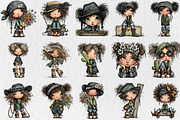 Whimsical Summer Western Girl, a Seasonal Illustration by Rose Art (Thumbnail 2 of 5)