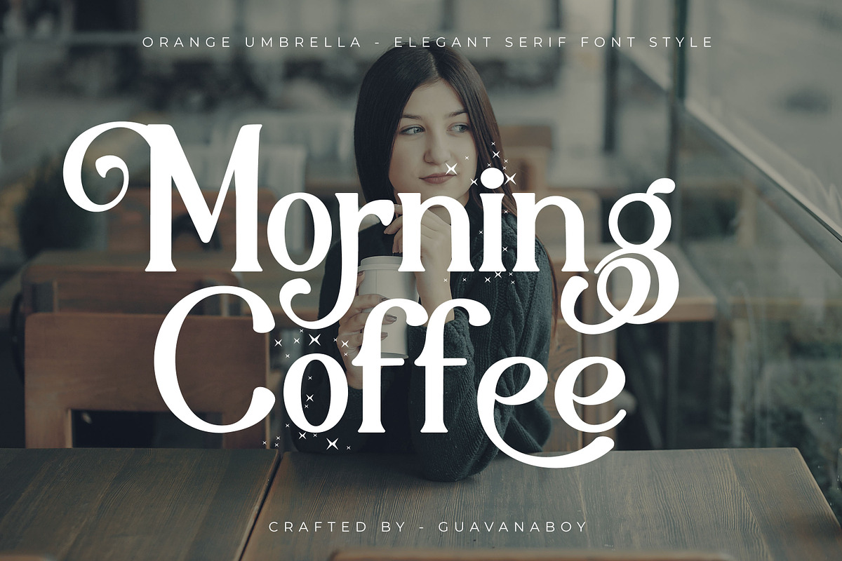 Orange Umbrella Beautiful Serif Font, a Serif Font by Guavanaboy (Photo 2 of 11)