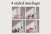 Frame Mockup Bundle NOAH, a Print Template by Bonumo (Thumbnail 3 of 13)