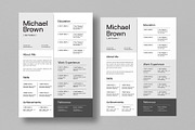 Resume & Cover Letter, a Resume Template by graphicook (Thumbnail 3 of 3)