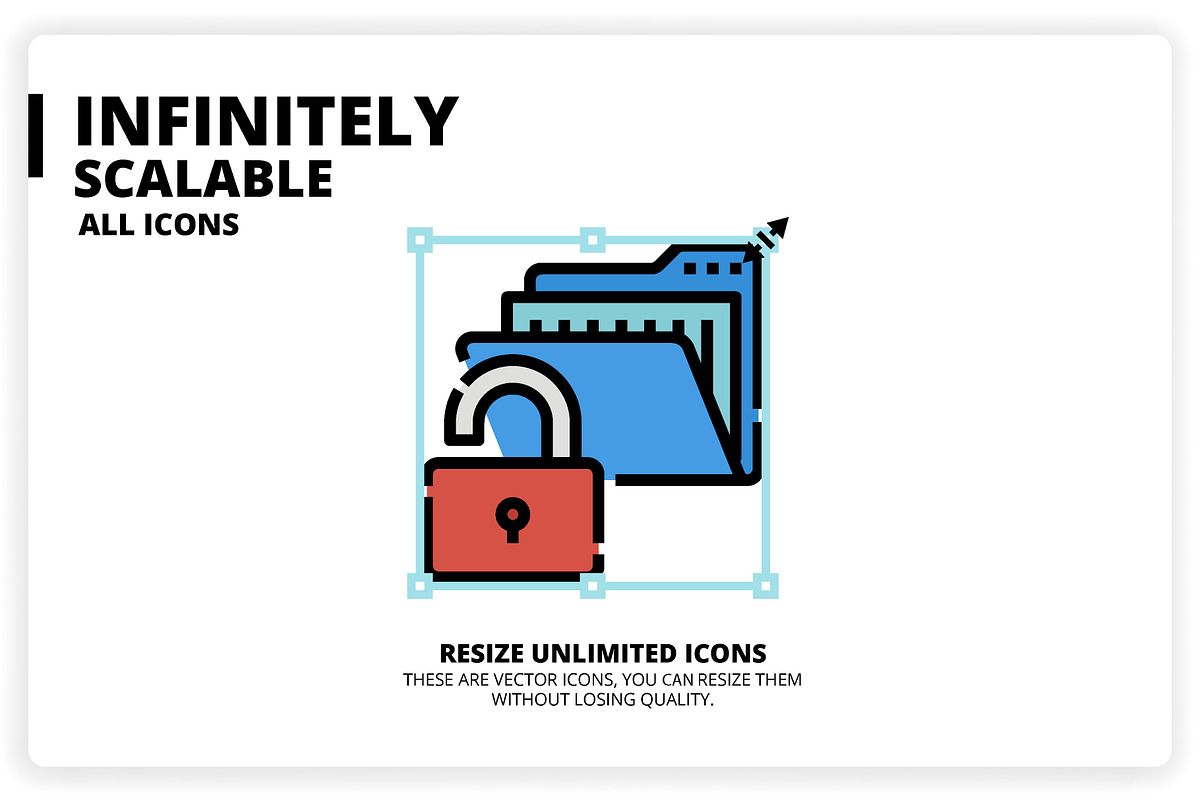 36 Computer Network Icons x 3 Styles, an Icon by monkik (Photo 5 of 6)