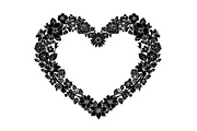 Floral Heart Frame Silhouette Pack, an Illustration by Artivon (Thumbnail 49 of 49)