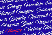 Huglens - Sans & Script Font Duo, a Script Font by Variatype (Thumbnail 3 of 12)