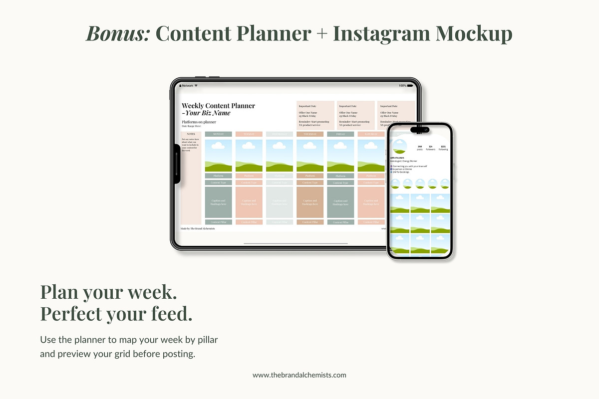 Mother Earth Wellness Template Pack, a Social Media Template by The Brand Alchemists (Photo 13 of 14)