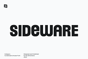 Sideware; Condensed Unicase Font, a Sans Serif Font by Eko Bimantara (Thumbnail 1 of 6)
