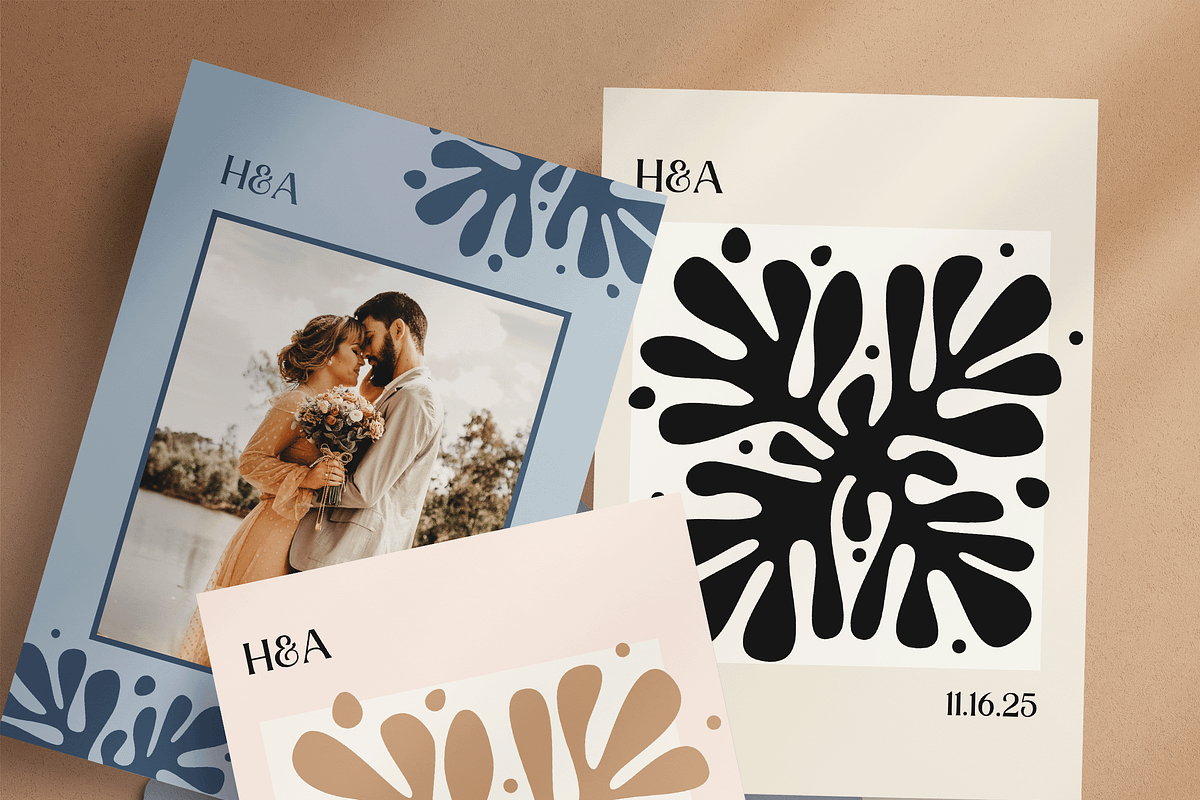 Amelie - Wedding invitation suite, a Stationery Template by SydneyResnik (Photo 3 of 7)