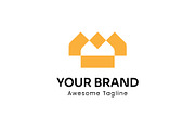 Geometric Style - Letter M+Excavator, a Templates & Theme by Dorst Branding (Thumbnail 1 of 3)