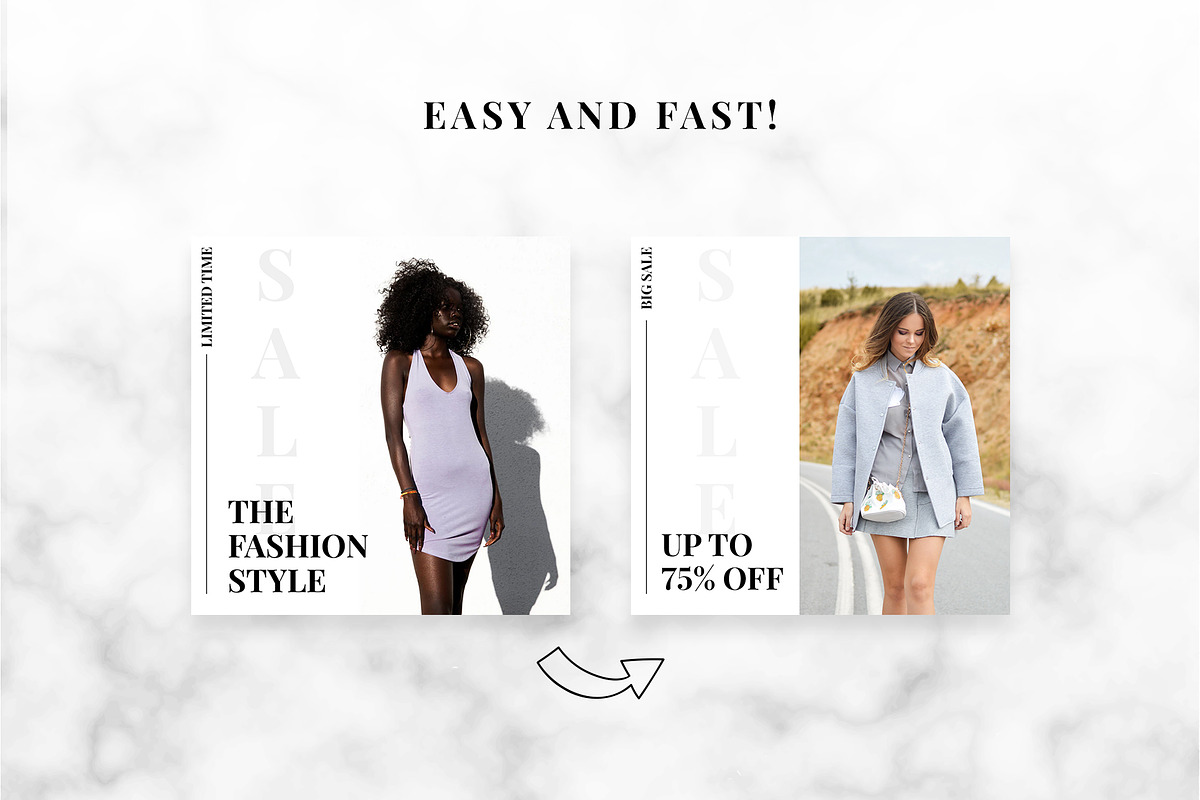 Bee Fashion Social Media Pack, a Social Media Template by Milos Knezevic (Photo 6 of 6)