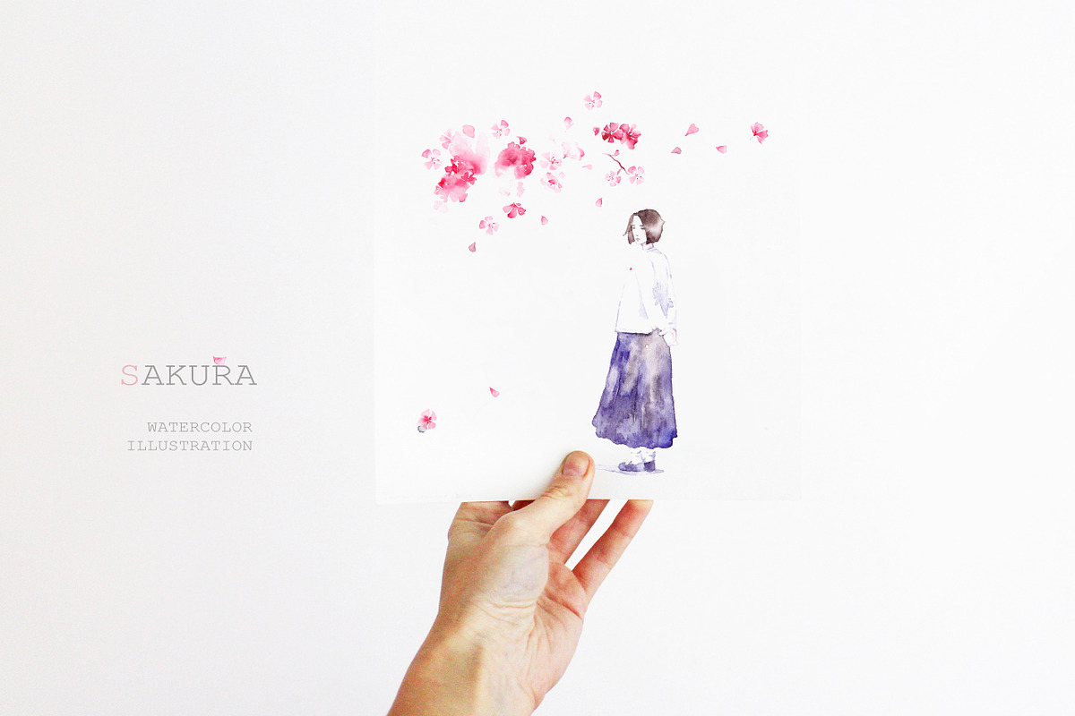 Sakura, a Decorative Illustration by Knysh Ksenya (Photo 4 of 8)