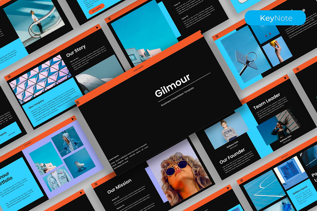Gilmour – Business Keynote Template, a Presentation Template by kreatifreya (Photo 1 of 5)