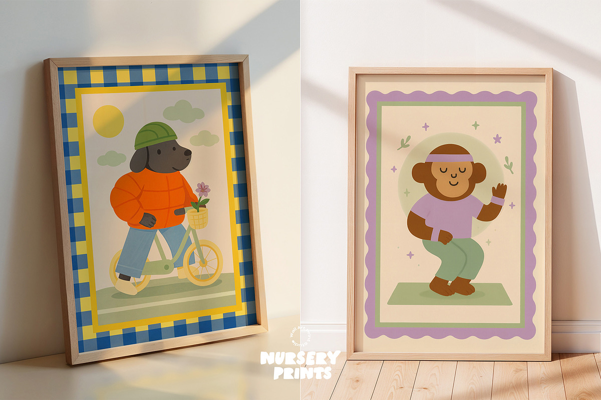 Nursery Prints, a Graphic by Wall Art Print Studio (Photo 11 of 15)