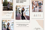 Lifestyle Instagram Pack | PS, a Social Media Template by BlancaLab Studio (Thumbnail 3 of 8)