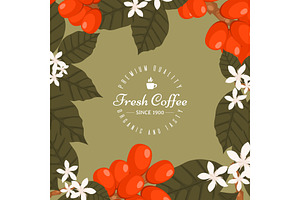 Coffee Shop Poster, Banner Vector