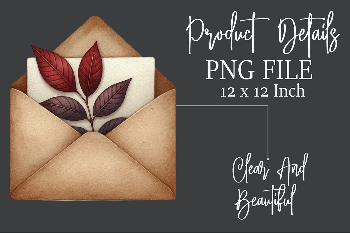 Autumn Envelope Clipart, an Illustration by Rose Art (Photo 7 of 7)