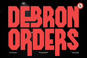 Debron Orders | Bold Sans Serif, a Sans Serif Font by Denustudios (Thumbnail 1 of 12)