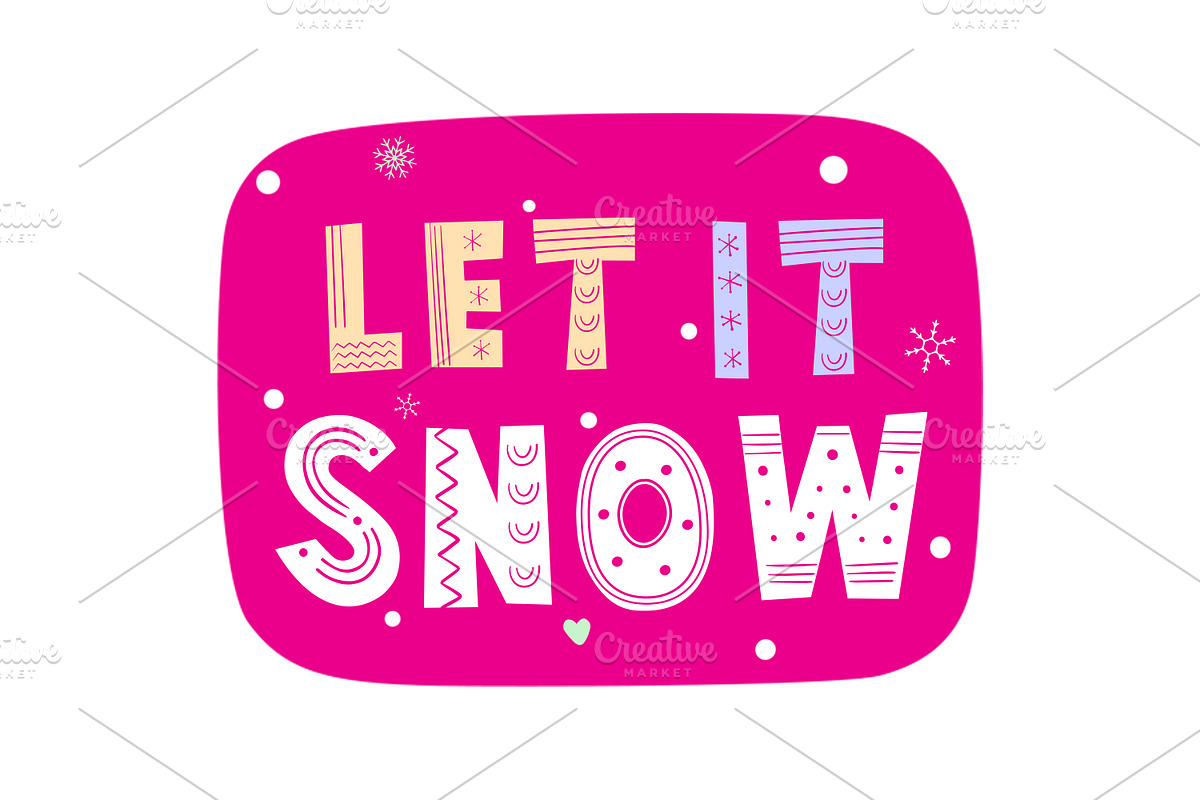 Hello Winter Typography, a Symbol Font by Alice_Evans (Photo 2 of 11)