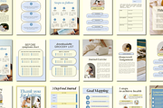 117-Page Canva Workbook Template, a Social Media Template by Solana Creative Co. (Thumbnail 2 of 10)