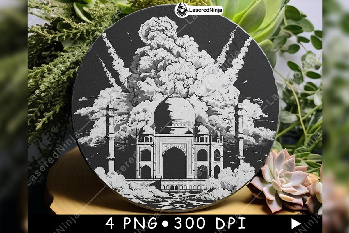 Temple Taj Mahal Shrine Explosion, a Background Graphic by LaseredNinja (Photo 4 of 7)