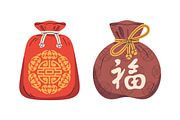 Lucky bags for Chinese holiday set, an Object Illustration by Good Studio (Thumbnail 2 of 6)
